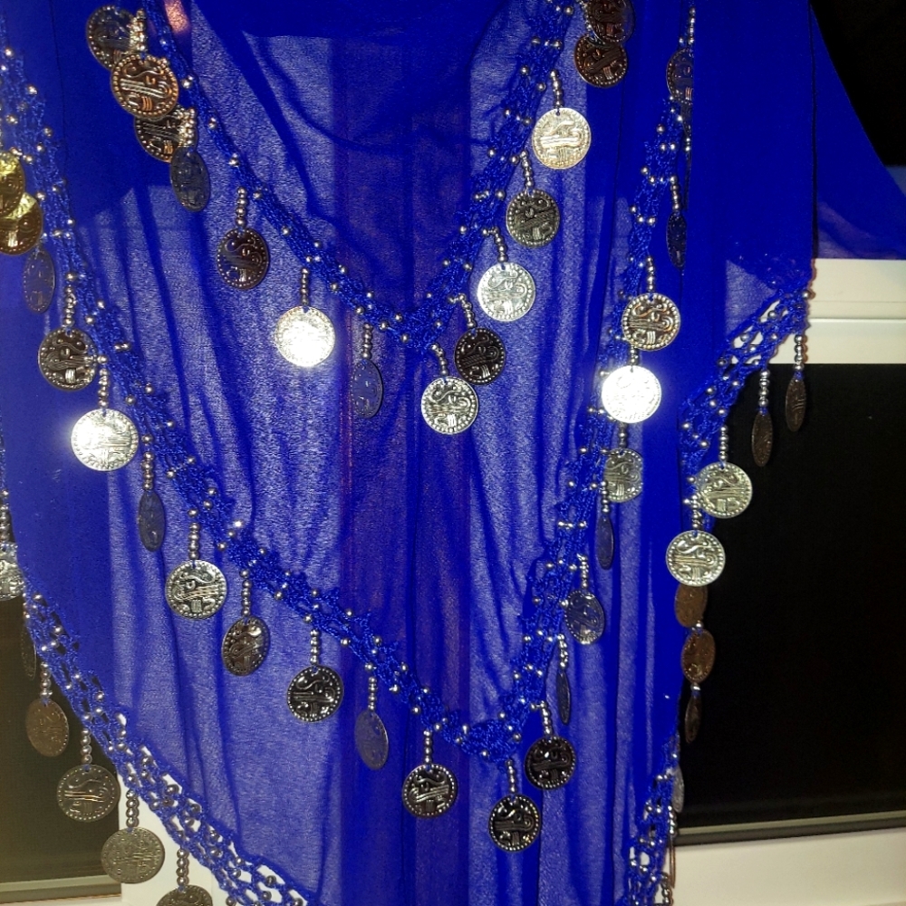 Belly dancing waist wrap